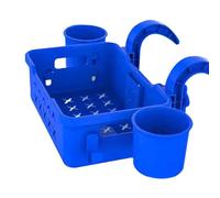 Cestino per piscina fuori terra, cestino portaoggetti a bordo piscina - Cesto organizer per asciugamani da nuoto con porta bevande | Conservazione e organizzazione della piscina fuori terra per