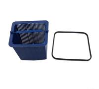 Cestino per pompa da piscina per pompa Hayward SP1605X7 SP1608X10, filtro resistente con kit di guarnizioni, raccoglitore detriti, blu