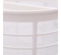 Cestino per pompa per piscina SPX1082CA compatibile con i modelli di skimmer Hayward, cestello resistente a 40 reti, copertura filtro per piscina in ABS bianco, 17,1 x 12,7 cm