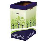 Cestino per Riciclo Fellowes - 31,5x60,8x42,7 cm - 8049202 (Verde e Blu Conf. 2)