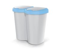 Cestino per rifiuti Compacta B Duo 40 L blu/ash