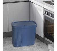 Cestino per rifiuti sottile e stretto per il bagno, rettangolare, per WC,