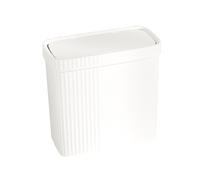 Cestino per rifiuti sottile e stretto per il bagno, rettangolare, per WC,