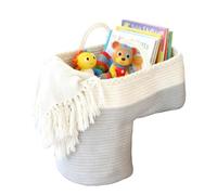 Cestino per scale | Organizzatori di scale pieghevoli tessute di grande capacità - Vassoio portaoggetti per scale per giocattoli e libri | per utensili, ufficio a casa, casa e per uso domestico