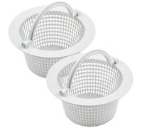 Cestino per Skimmer, cestelli per Skimmer per Piscina da 2 Pezzi, cestello in Rete ABS per Piscina Fuori Terra con Maniglia Rimovibile per spostare detriti, Foglie di Pulizia