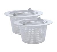 Cestino per skimmer per piscina - cestino per piscina interrato | 2 x strumenti di ricambio per la pulizia delle foglie spa giardino prato patio