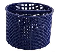 Cestino per skimmer per piscina in ABS compatibile con Hayward Sp-1082, design non galleggiante per una raccolta efficiente dei detriti in piscine interrate e fuori terra, bianco e blu, 17,8 x 17,8 x