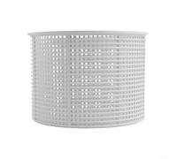 Cestino per skimmer per piscina in ABS compatibile con Hayward Sp-1082, design non galleggiante per una raccolta efficiente dei detriti in piscine interrate e fuori terra, bianco e blu, 17,8 x 17,8 x