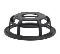 Cestino per subwoofer in alluminio pressofuso, 3-8 pollici, nero, moderno sabbiato