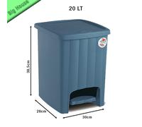 Cestino Piccolo con Pedale per Scrivania Bagno Cucina Camera da Letto 20 L