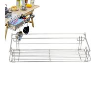 Cestino pieghevole - Cestino pieghevole da campeggio, scaffale da cucina e organizzazione | Rack portatile da appendere alla scrivania cestino di estensione per esterni | Mensola laterale per tavolo