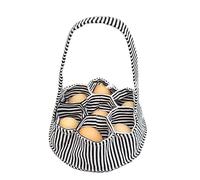 Cestino pieghevole per la raccolta delle uova, con 7 tasche, borsa per la raccolta di uova di gallina, per casa, fattoria, giardino, raccolta portatile