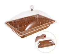 Cestino Porta Pane Con Coperchio Snack Da Servizio Alimentare Il Riutilizzabile