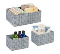 Cestino portaoggetti Cestini organizer Contenitori decorativi Ceste impilabili