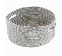 CESTINO PORTAOGGETTI CESTO CON MANICI IN TESSUTO INTRECCIATO TONDO 29X13CM 10639