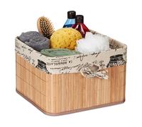Cestino portaoggetti Cesto in bambù Contenitore decorativo Organizer per casa
