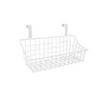 Cestino portaoggetti in filo metallico, rustico, da appendere alla parete,