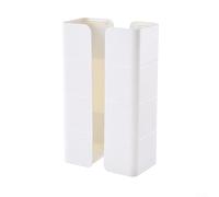 Cestino portaoggetti magnetico da parete, organizer da cucina, contenitore con forte magnete per frigorifero, dispensa, ufficio, garage, organizzazione, confezione da 2 (bianco)