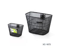 CESTINO PORTAOGGETTI PACCHI ANTERIORE IN ALLUMINIO MANUBRIO BICICLETTA XC-1673