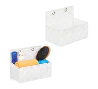 Cestino Portaoggetti Parete Contenitore Salvaspazio Organizer 20x25x16,5cm Set 2
