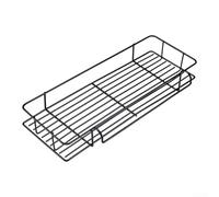Cestino portaoggetti per barbecue in ferro, design da appendere si attacca al lato della griglia per un comodo accesso e una configurazione organizzata per cucinare all'aperto