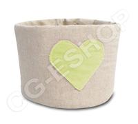 Cestino portapane rotondo cucina shabby cuore moderno