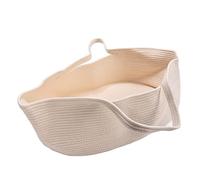 Cestino Portatile per il Cambio Cestino per il Cambio Cesto Portaoggetti per Dormire Lettino da Viaggio Decorazione per Culla Supporto per Letto a Nido Tote Regali Borsa Portatile per(bianco)