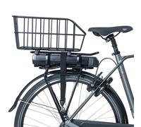 Cestino posteriore Basil cento wsl aluminium 22L Noir