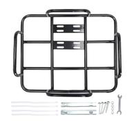 Cestino posteriore per bicicletta, portapacchi staccabile, resistente e di grande capacità, pieghevole, facile da installare per generi alimentari, viaggi, campeggio, ciclismo, pendolarismo, zaino