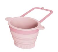 Cestino raccogli alimenti per lavello, montaggio a parete, pieghevole, in silicone, accessorio da cucina, per scolare insalata e frutti di bosco, per la pulizia, la preparazione della cucina, il