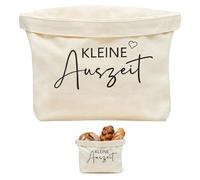 Cestino Regalo in Stile Classico Beige - Borsa in Cotone e Lino per Donne, Sacchetto Portapane e Regalo Decorativo Multiuso