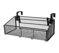 Cestino regolabile in rete metallica da comodino, versatile, da appendere per dormitorio, ufficio e casa, ideale per telefoni e bevande e fazzoletti, indispensabile per dormitorio universitario