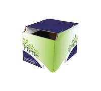 Cestino riciclo - 24,8 x 23,5 x 31,4 cm - verde/blu - Fellowes