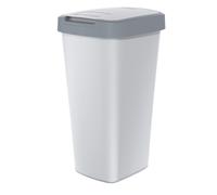 Keden Compacta Q Pattumiera Cestino Raccolta differenziata Portarifiuti (25l, Cenere/grigio)