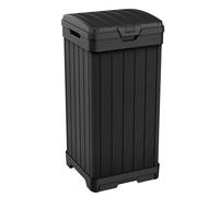 Cestino rifiuti esterno Keter 125L Nero ondulato Mod236997