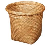 Cestino Rotondo Intrecciato Per Oggetti Vari Per Lorganizzazione Della Scrivania in Casa