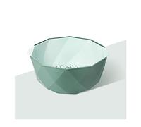 Cestino scolapiatti per verdure, doppio vassoio per frutta per casa, cucina e soggiorno, design versatile per una facile pulizia e servizio