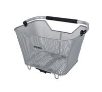 Cestino sistema Racktime Baskit Deluxe 2.0, 45x33x30cm, argento, 23ltr, Snapit 2