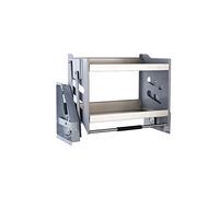 Cestino sollevabile per la cucina, efficiente scaffale per condimenti, peso 30 kg, armadio da parete in acciaio inox (76 x 30 x 52 cm)