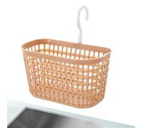 Cestino sospeso - Organizzatore portaoggetti in rete traspirante con gancio di rotazione a 360 ° - Scarico e cesto sospeso per forniture di frutta, bagno e cucina