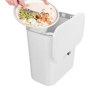 Cestino Sospeso - Piccola Cucina Bin | Cestinno Può Essere Un Singolo Gabinetto | Bidici Di Immondizia | Cidoni Della Spazzatura Montati A Parete Con Coperchio | Contenitore Cestino Del Cesto Di Rifiu