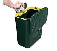 Cestino Sospeso - Piccola Cucina Bin | Cestinno Può Essere Un Singolo Gabinetto | Bidici Di Immondizia | Cidoni Della Spazzatura Montati A Parete Con Coperchio | Contenitore Cestino Del Cesto Di Rifiu