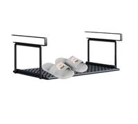 Cestino sotto mensola, scarpiera estensibile | Da appendere sotto il ripiano | Sotto l'armadio - Scaffale portaoggetti | Scarpiera per lavanderia cucina dispensa scrivania libreria