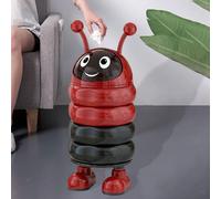 Cestino Spazzatura Portatile per Interni con Coperchio Scorrevole Cartone