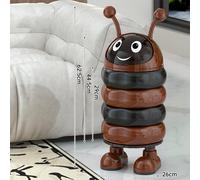 Cestino Spazzatura Portatile per Interni con Coperchio Scorrevole Cartone