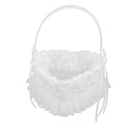 Cestino Sposa Per Matrimonio Cesto Di Fiori Forma Cuore Del Fiore