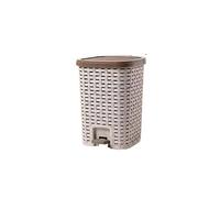 Cestinor Rifiuti con Poggiapiedi e Coperchio, Capacità,R Soggiorno, Camera da Letto, Cestinor la Carta Straccia, Secchio Portaoggetti, Cestinor Rifiuti in Plastica/Colore/S