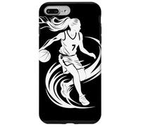 Cestista donna che disegna lo sport Custodia per iPhone 7 Plus/8 Plus