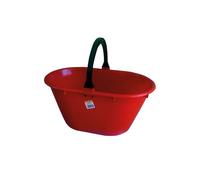 Cesto Agricolo Ovale Cesta Secchio con Manico Raccolta Frutta Uva in Plastica