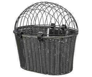 Cesto anteriore per bicicletta Trixie con supporto universale - L 44 x P 34 x H 41 cm